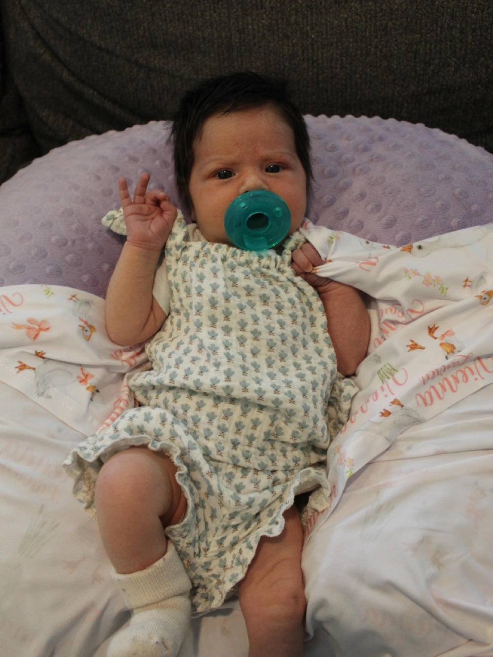 Carters Little Planet Baby Girl Muslin Outfit